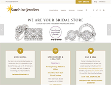 Tablet Screenshot of mysunshinejewelers.com